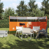 VidaXL Windschutzscheibe Camping wasserdicht 366x152x152 cm orange