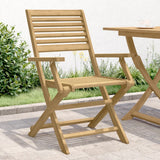 Vidaxl klapstoelen 4 stuks 54,5x61,5x86,5 cm massief acaciahout