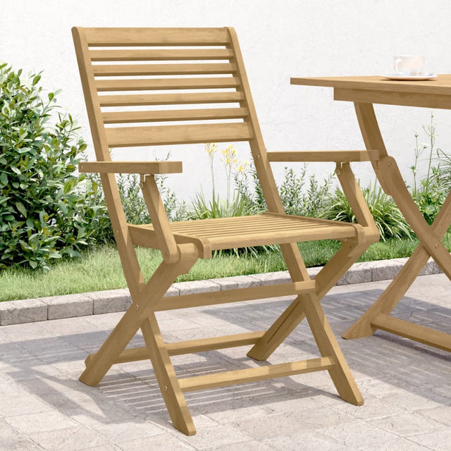Vidaxl klapstoelen 4 stuks 54,5x61,5x86,5 cm massief acaciahout