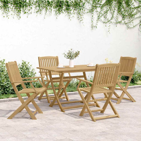 Vidaxl klapstoelen, 4 stuks, 57,5 x 54,5 x 90 cm, massief acaciahout