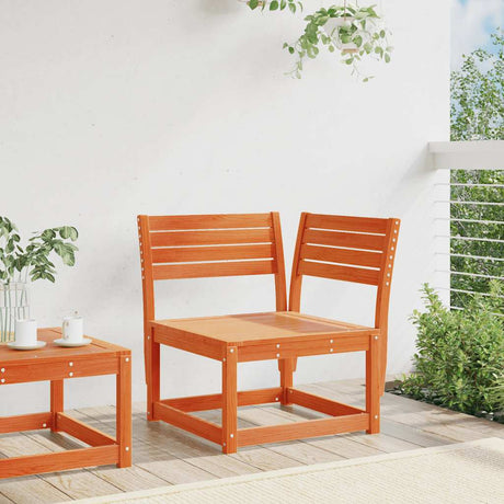 Vidaxl tuinhoekbank 73x73x78 cm massief grenenhout wasbruin