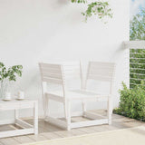 Vidaxl tuinstoel massief grenenhout wit