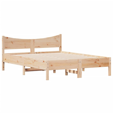 Vidaxl bedframe zonder matras massief grenenhout 140x200 cm
