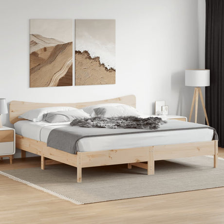 Vidaxl hoofdbord 200 cm massief grenenhout