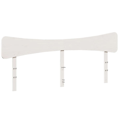 Vidaxl hoofdbord 180 cm massief grenenhout wit