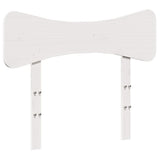 Vidaxl hoofdbord 100 cm massief grenenhout wit