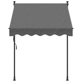 Vidaxx ausziehbare Markise 150x150 cm Stoff und Stahl Anthrazit