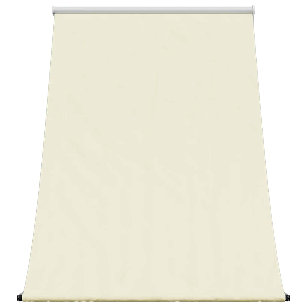 Vidaxl luifel uittrekbaar 100x150 cm stof en staal crèmekleurig