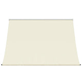 Vidaxx ausziehbare Markise 200x150 cm Stoff und Stahl cremefarben
