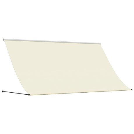 Vidaxx ausziehbare Markise 300x150 cm Stoff und Stahl cremefarben