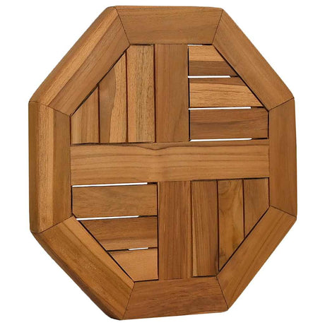 Vidaxl tafelblad achthoekig 40x40x2,5 cm massief teakhout
