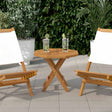 Vidaxl tafelblad achthoekig 50x50x2,5 cm massief teakhout