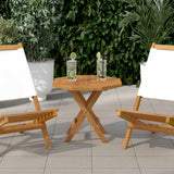Vidaxl tafelblad achthoekig 50x50x2,5 cm massief teakhout