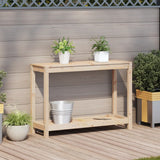 Vidaxx Pflanztisch mit Ablage 108x35x75 cm massives Kiefernholz