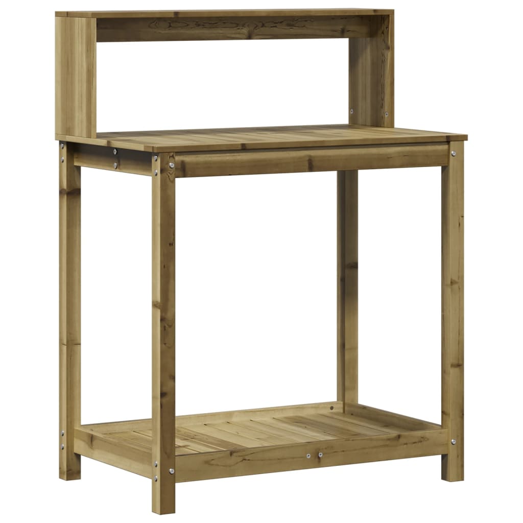 Vidaxx Pflanztisch mit Regalen 82,5x50x109,5 cm aus imprägniertem Holz