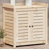 Vidaxx Pflanztisch mit Regalen 82,5x50x86,5 cm massives Kiefernholz