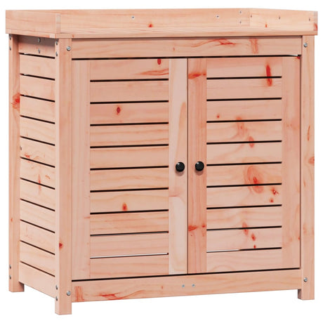 VidaXL Pflanztisch mit Regalen 82,5 x 50 x 86,5 cm, massives Douglas-Holz