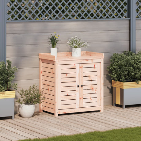 VidaXL Pflanztisch mit Regalen 82,5 x 50 x 86,5 cm, massives Douglas-Holz