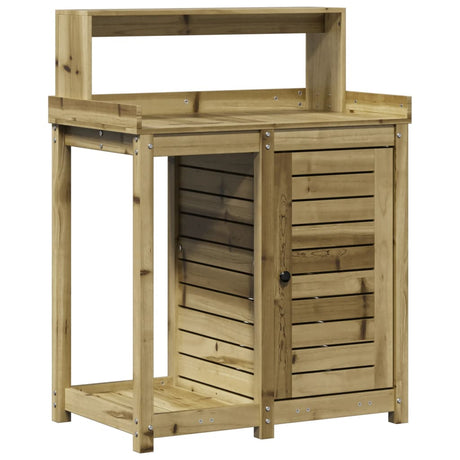Vidaxx Pflanztisch mit Regalen 82,5x50x109,5 cm aus imprägniertem Holz