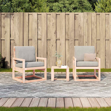 Vidaxl 3-delige loungeset massief douglashout