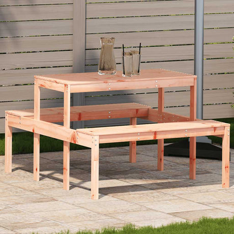 Vidaxl picknicktafel 110x134x75 cm massief douglashout