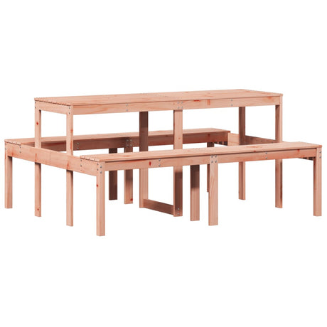 Vidaxl picknicktafel 160x134x75 cm massief douglashout
