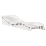 Vidaxl ligbed 205x60x31,5 cm massief grenenhout wit