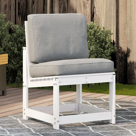 Vidaxl tuinstoel 50,5x55x77 cm massief grenenhout wit