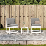 Vidaxl 3-delige loungeset massief grenenhout wit