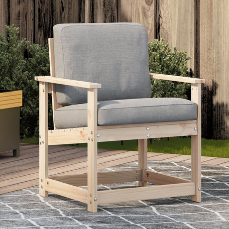 Vidaxl tuinstoel 62x56x77 cm massief grenenhout