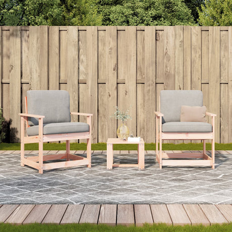 Vidaxl 3-delige loungeset massief douglashout