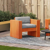 Vidaxl tuinbank 79x60x62 cm massief grenenhout wasbruin