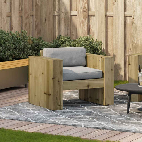 Vidaxl tuinbank 79x60x62 cm geïmpregneerd grenenhout