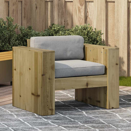 Vidaxl tuinbank 79x60x62 cm geïmpregneerd grenenhout