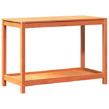 Vidaxx Pflanztisch mit Ablage 108x50x75 cm massives Kiefernholz, waschbraun