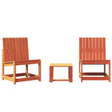 Vidaxl 3-delige loungeset massief grenenhout wasbruin