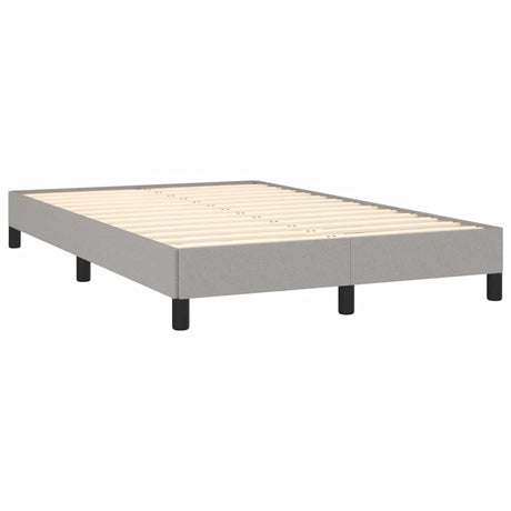 Vidaxl bedframe zonder matras 120x190 cm stof lichtgrijs