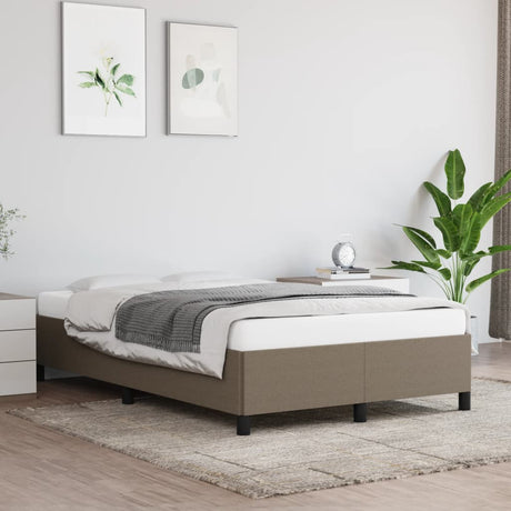 Vidaxl bedframe zonder matras 120x190 cm stof taupe