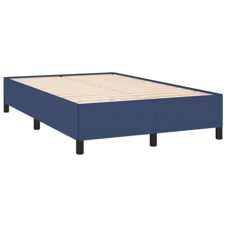 Vidaxl bedframe zonder matras 120x190 cm stof blauw