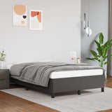 Vidaxl bedframe zonder matras 120x190 cm kunstleer grijs