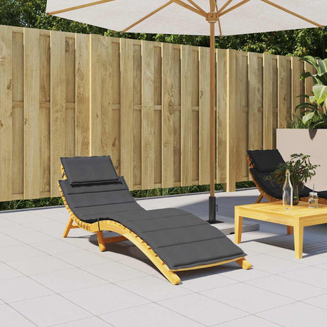 Vidaxx Liegekissen 186x58x4 cm Stoff, Anthrazit gemischt