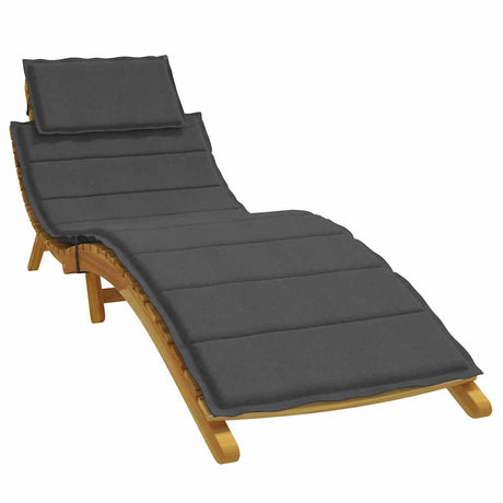 Vidaxx Liegekissen 186x58x4 cm Stoff, Anthrazit gemischt
