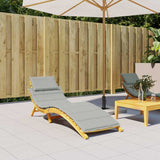 Vidaxx Liegekissen 186x58x4 cm Stoff hellgrau gemischt