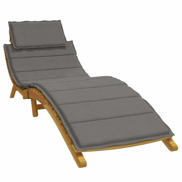 Vidaxx Liegekissen 186x58x3 cm Stoff, dunkelgrau meliert