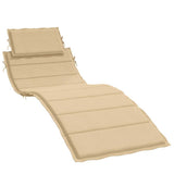 Vidaxx Liegekissen 186x58x4 cm Stoff beige meliert