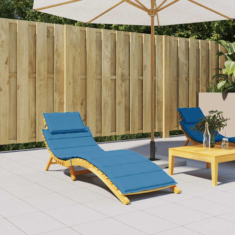 Vidaxx Liegekissen 186x58x4 cm Stoff, blau gemischt