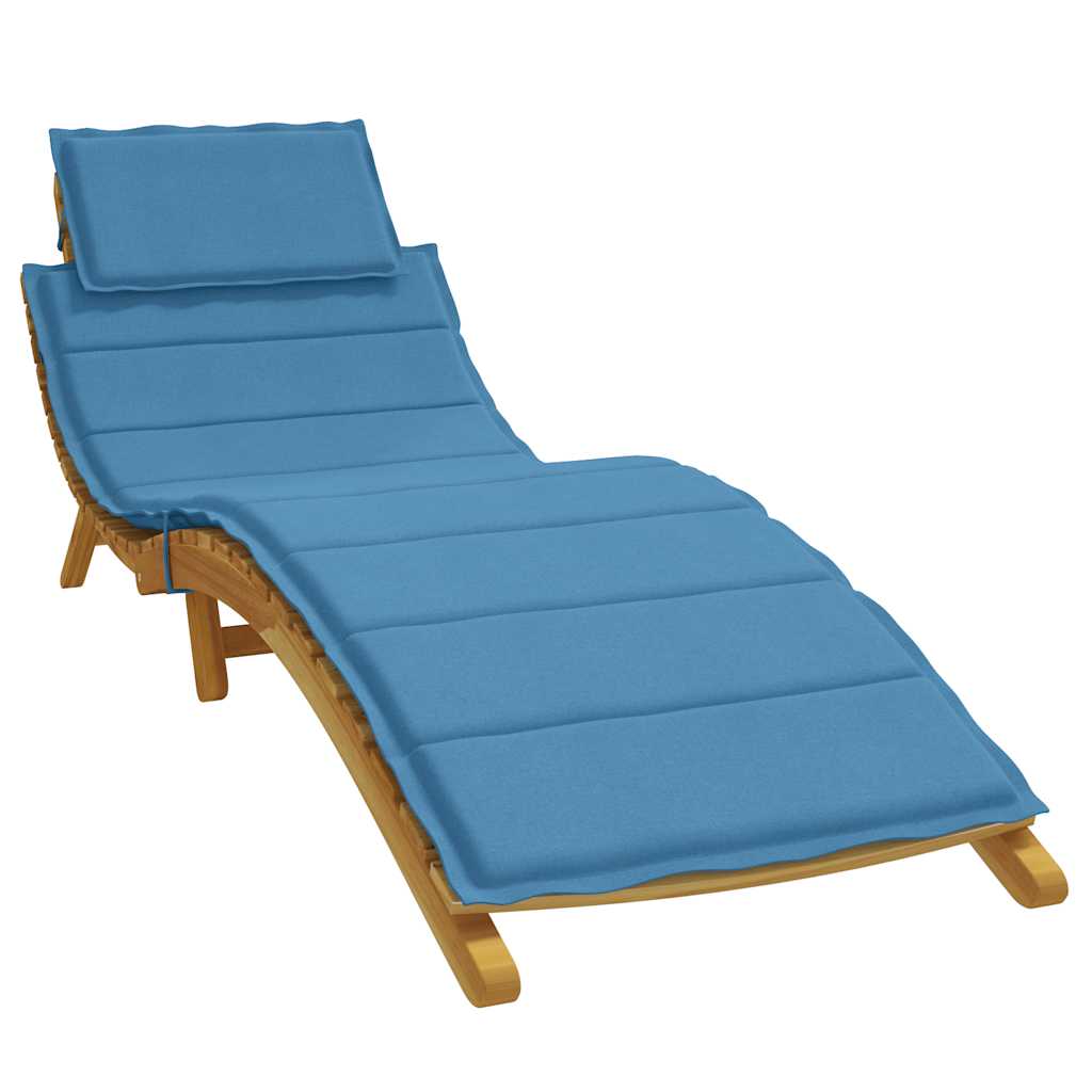 Vidaxx Liegekissen 186x58x4 cm Stoff, blau gemischt