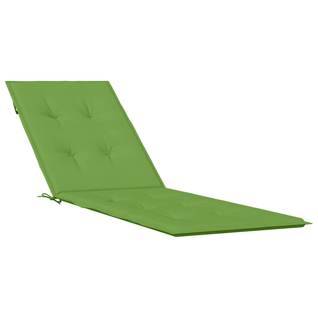 Vidaxx Terrassenstuhlauflage (75+105) x 50 x 4 cm Stoff grün gemischt
