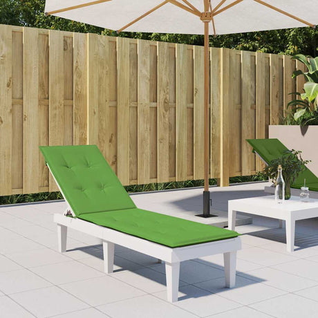 Vidaxx Terrassenstuhlauflage (75+105) x 50 x 4 cm Stoff grün gemischt