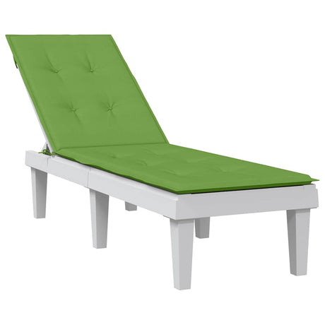 Vidaxx Terrassenstuhlauflage (75+105) x 50 x 4 cm Stoff grün gemischt